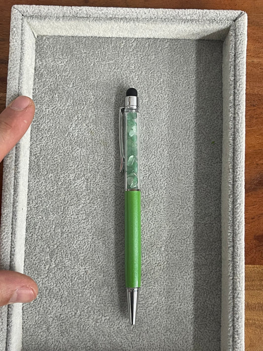 Green Aventurine Stylus Pen