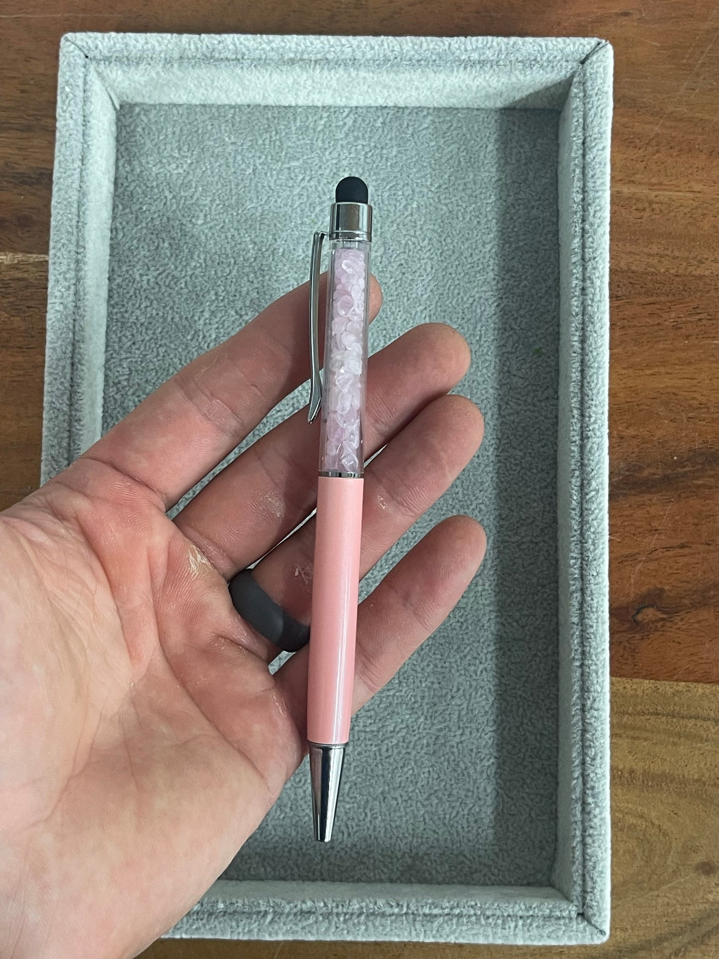Rose Quartz Stylus Pen