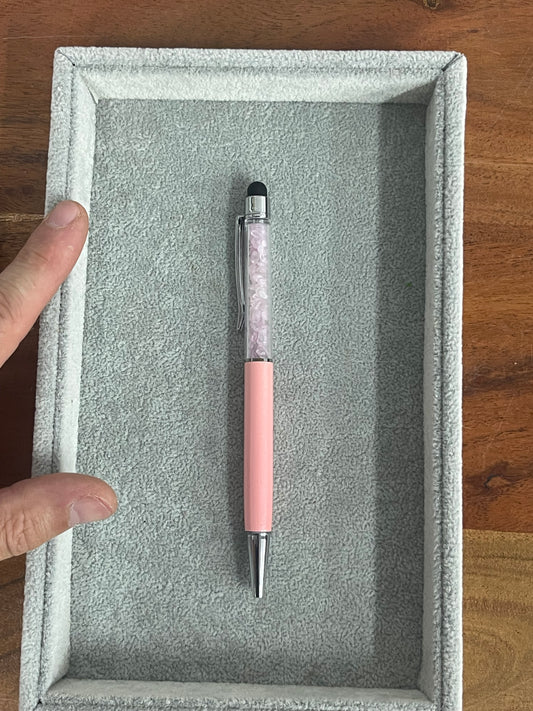 Rose Quartz Stylus Pen